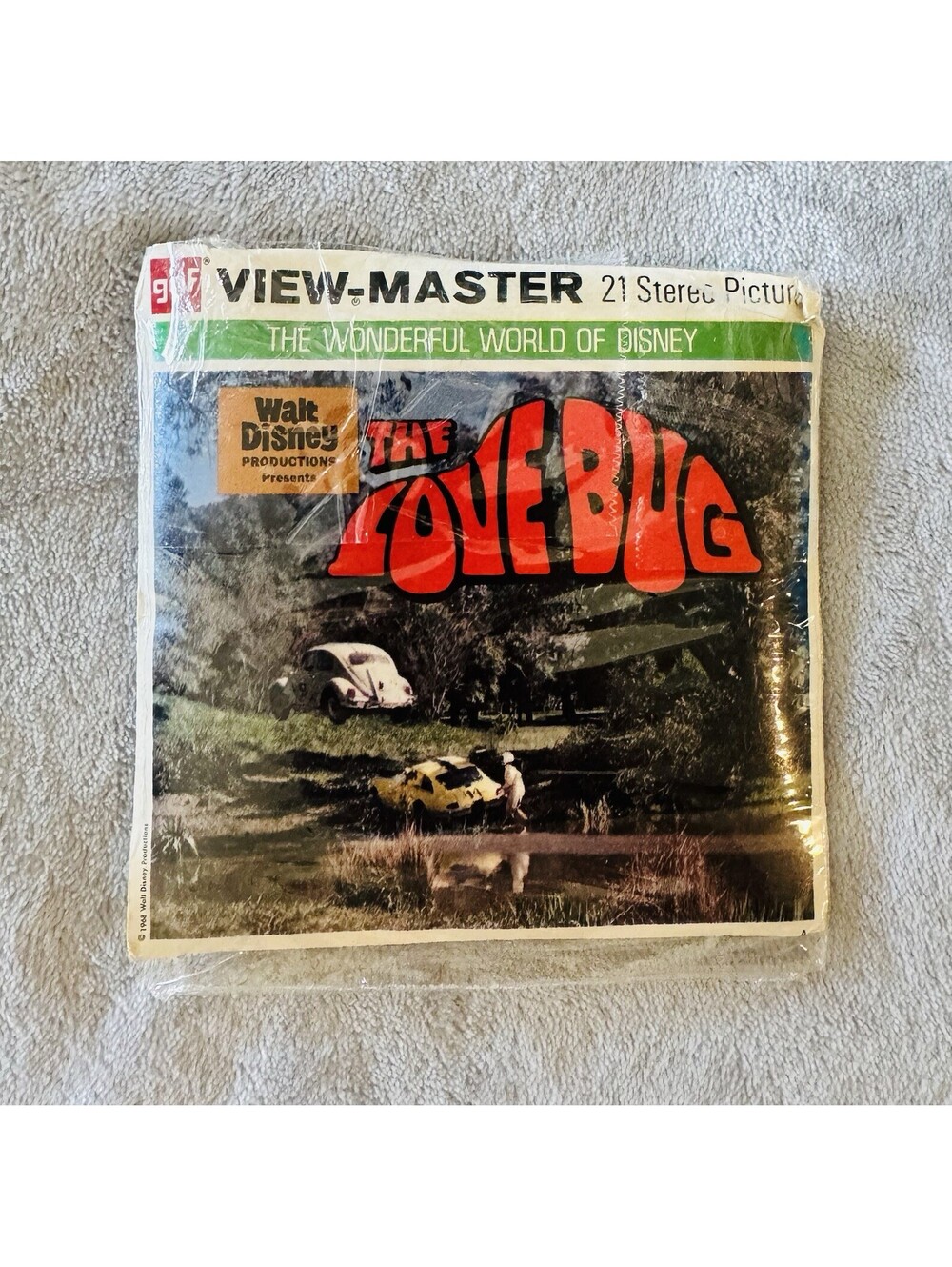 Disney's The Love Bug 1968 3d View-Master 3 Reel Packet  SEALED
